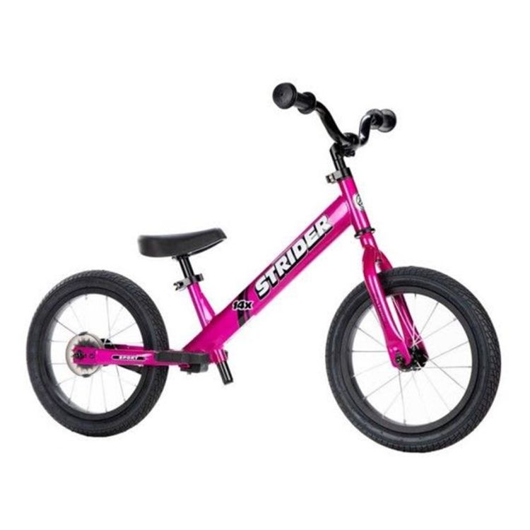 Strider 14X Classic Bicicleta Convertible Fucsia Freno Contrapedal