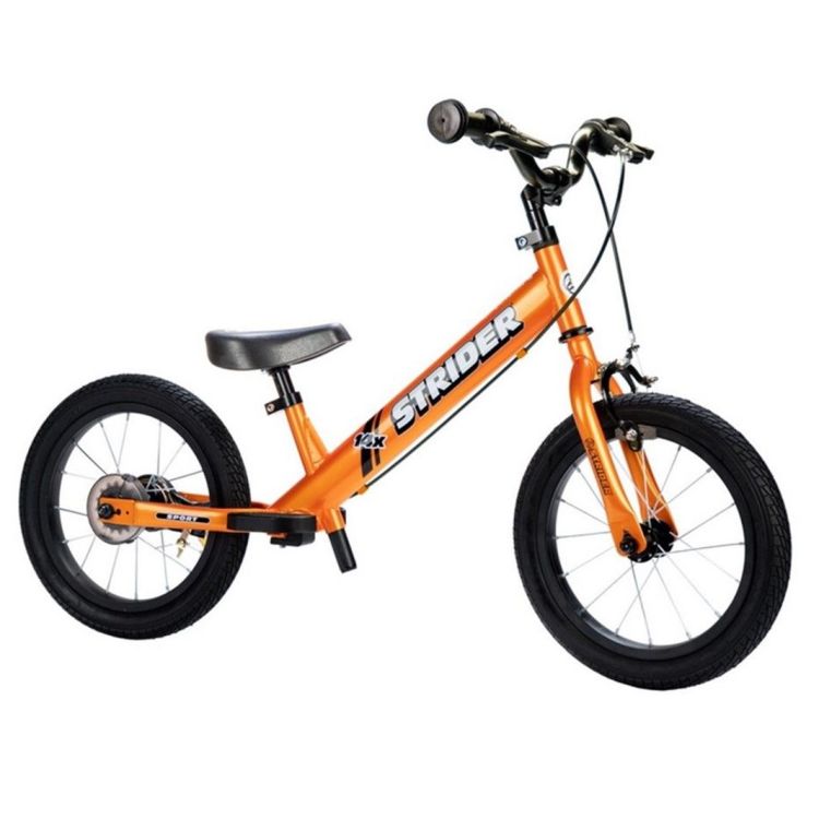 Strider 14X Sport Bicicleta Convertible Naranja Freno Manual