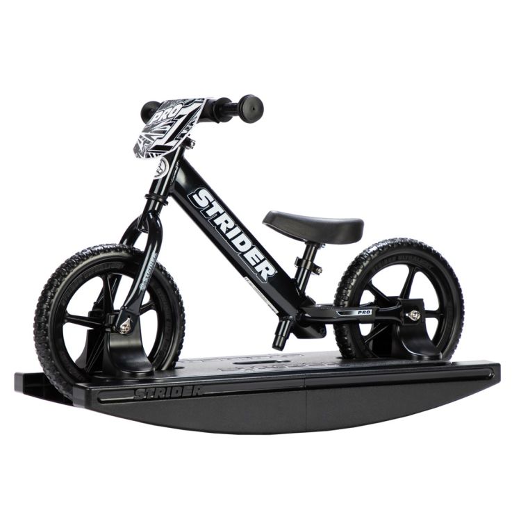 Strider 12 Pro Black 2 en 1 Rocking Bike